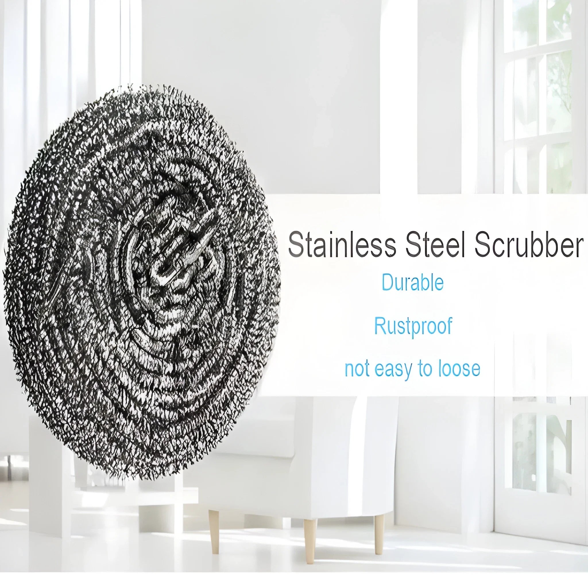 Rust-Proof Steel Scour Ball - Industrial & Scientific