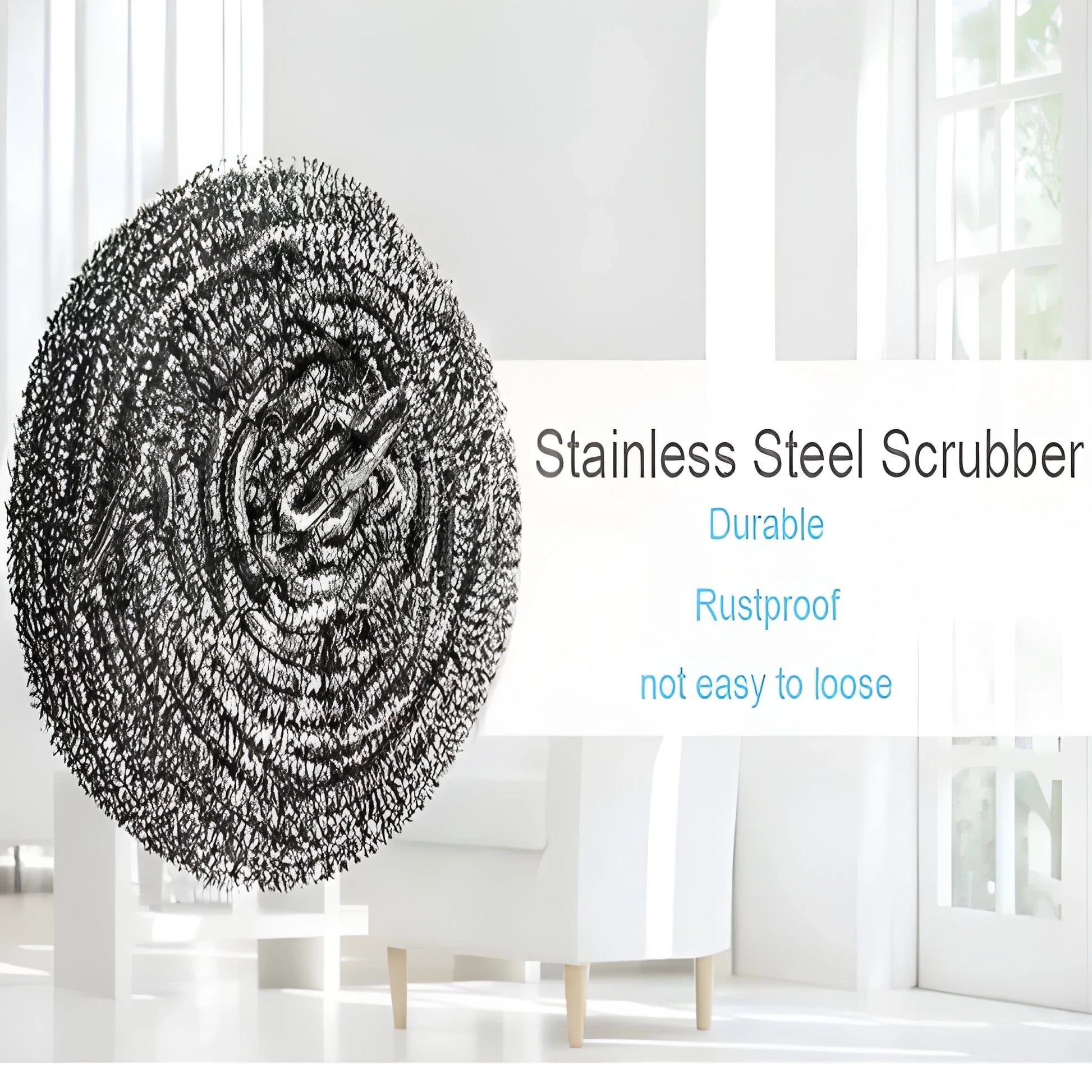 Rust-Proof Steel Scour Ball - Industrial & Scientific