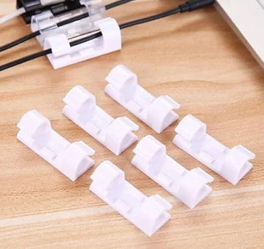 Self-Adhesive Cable Clips – 20 Pack - Mobile Accessories
