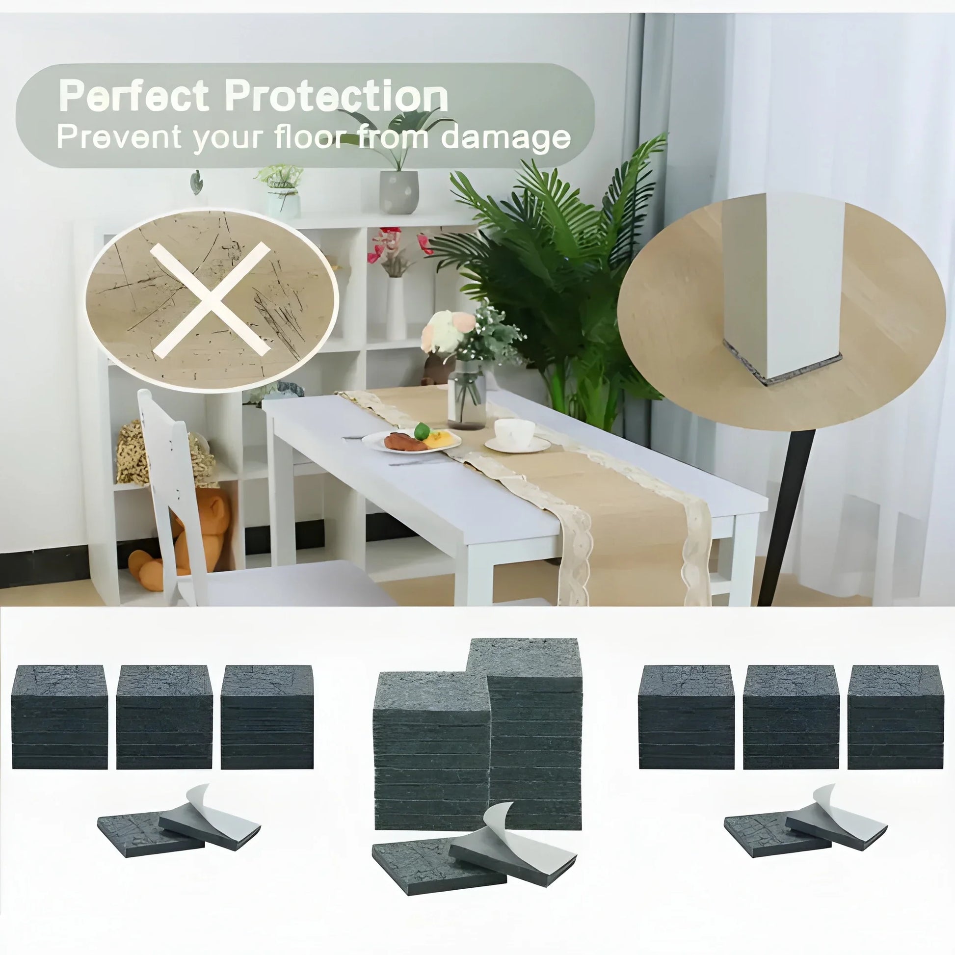 Self-Adhesive Felt Pads - Industrial & Scientific