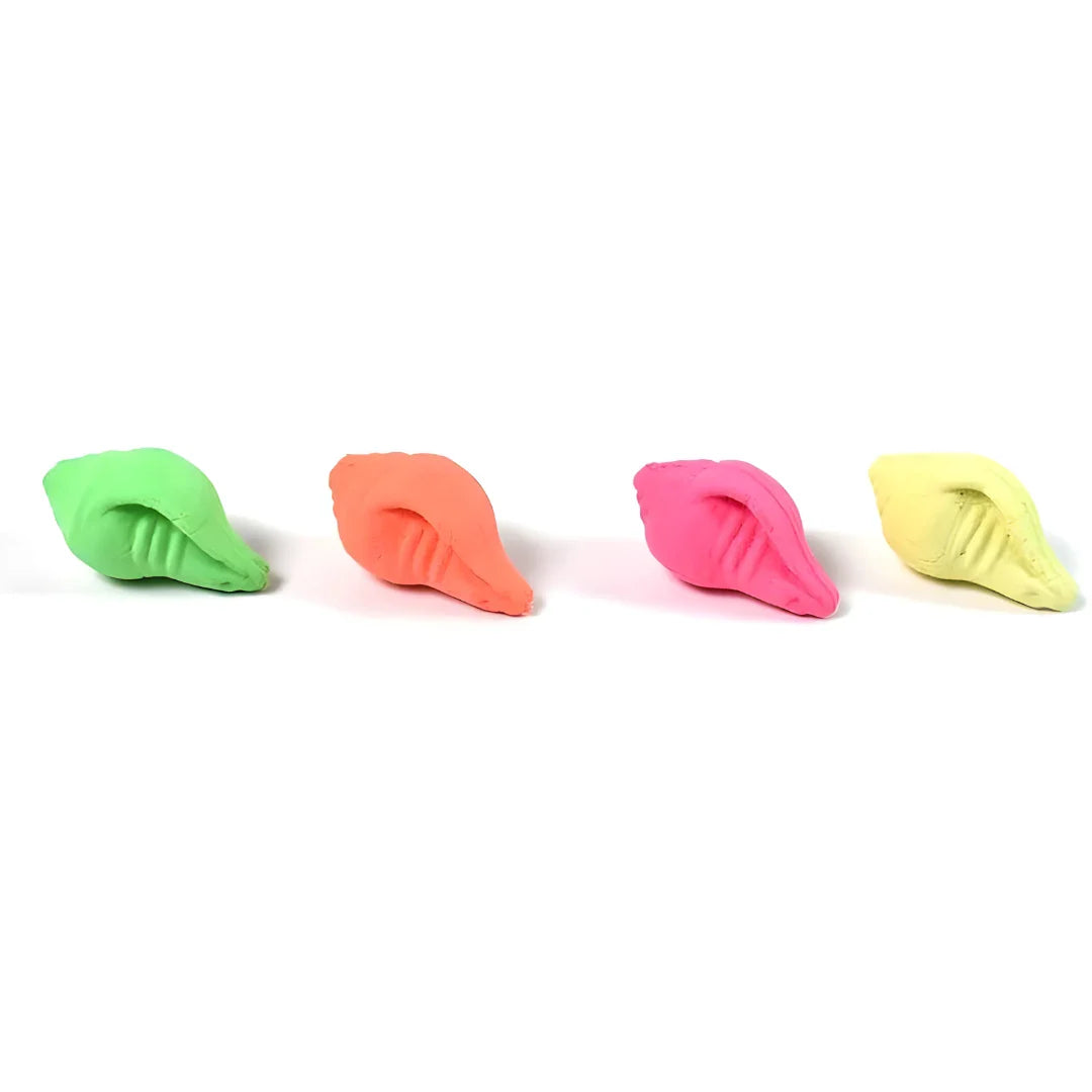 Shankh Shape Eraser Rubber - Office Products