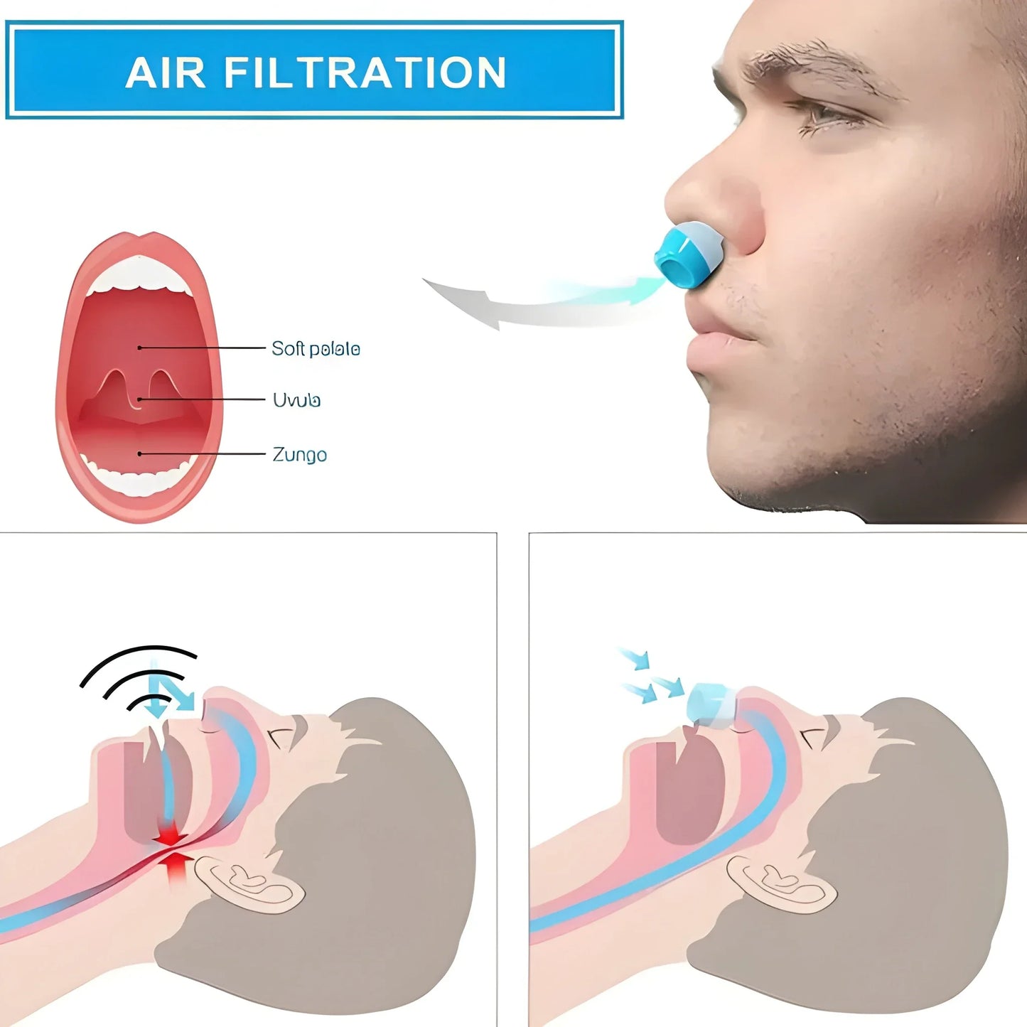 Best silent nose air+ clip - snoring & sleep apnea aids | 2025 | fast shipping