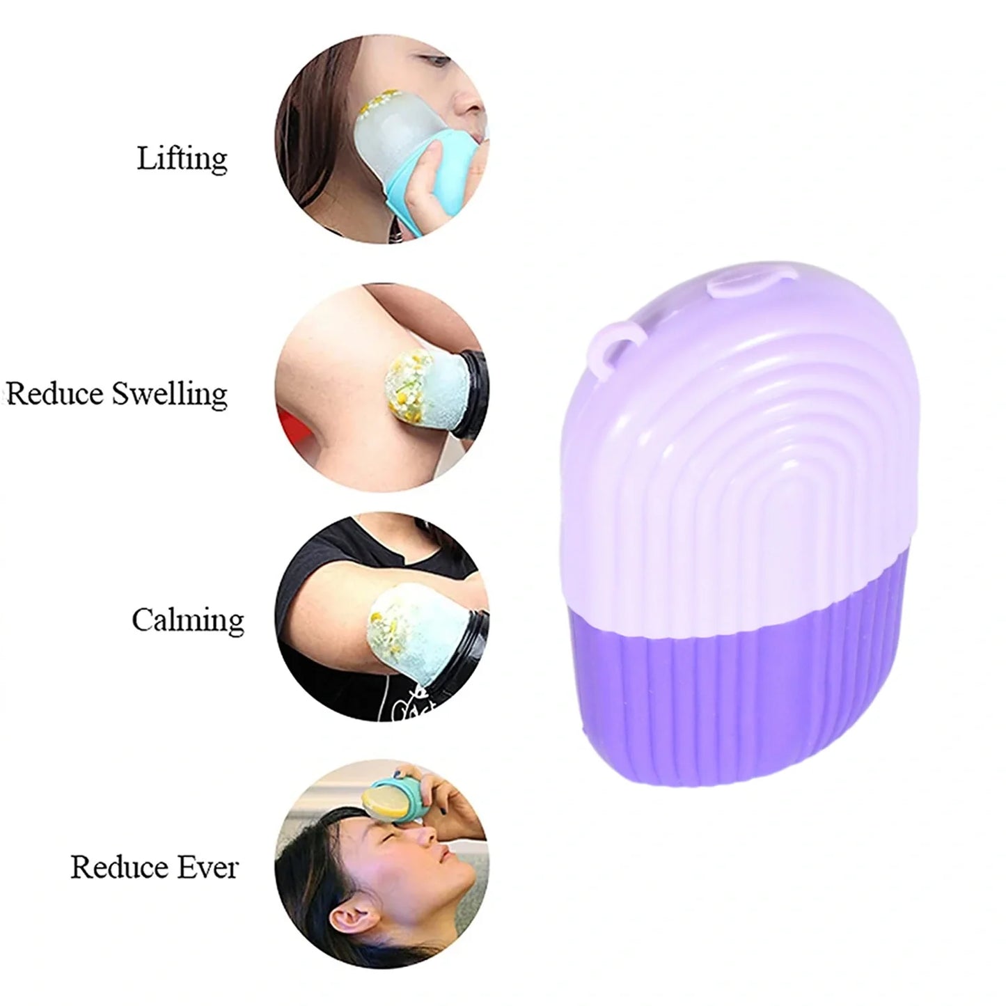 Best silicone beauty ice roller – purple - skin care rollers | 2025 | fast shipping