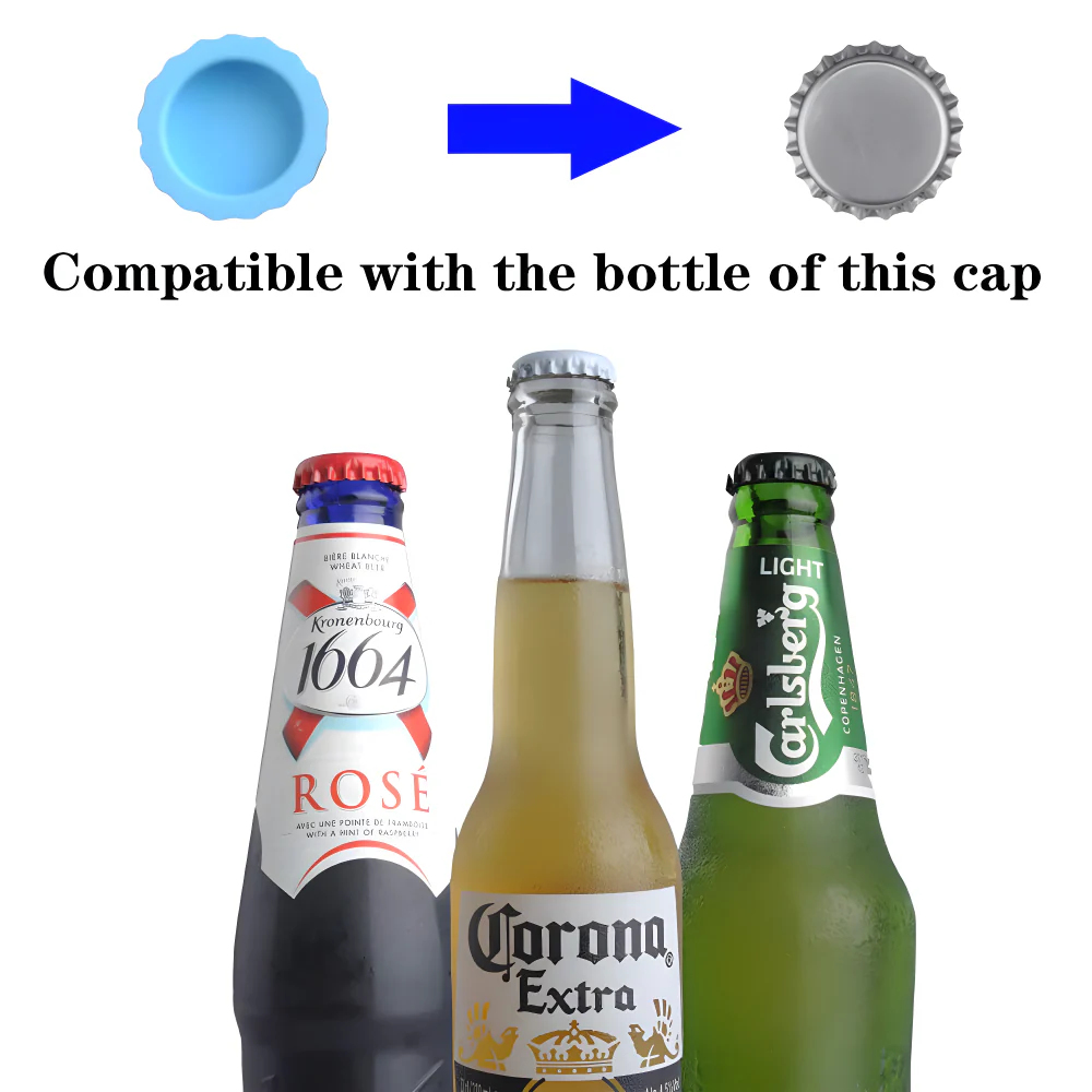 Silicone Bottle Saver Caps - Home & Kitchen