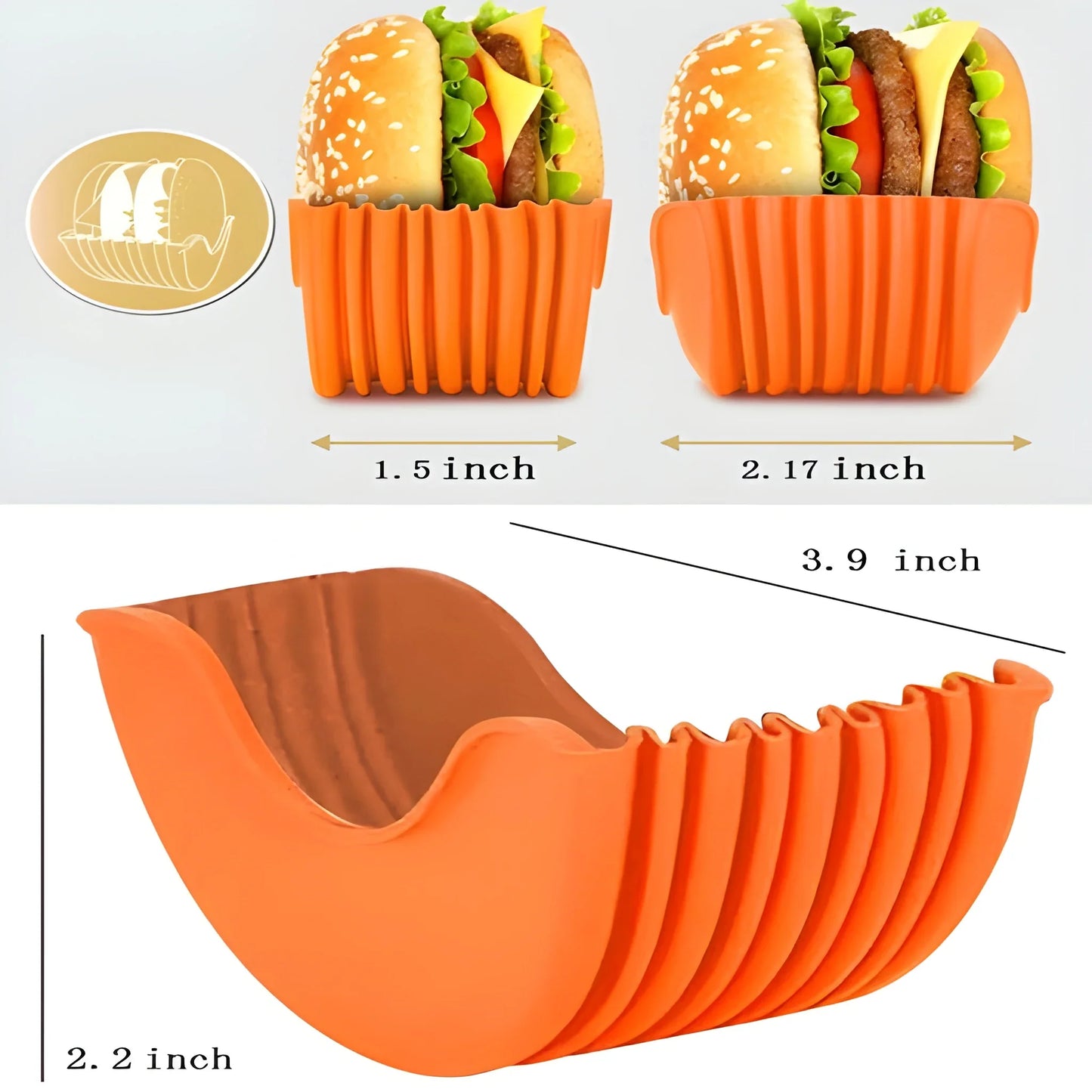 Best silicone burger holder - food container covers | 2025 | fast shipping