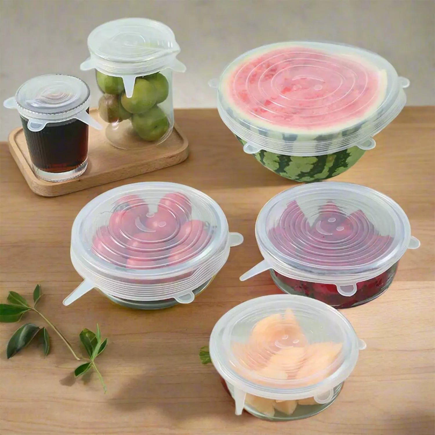 Best silicone food cover stretch lids – 6 pcs - container covers | 2025 | fast shipping