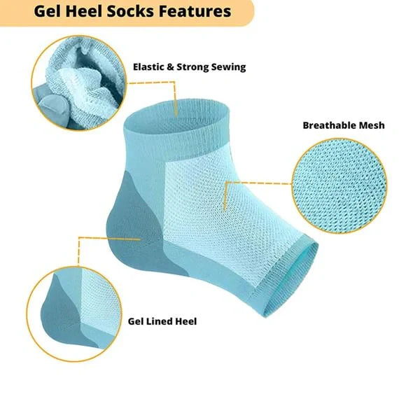 Best silicone gel heel socks - pads | 2025 | fast shipping