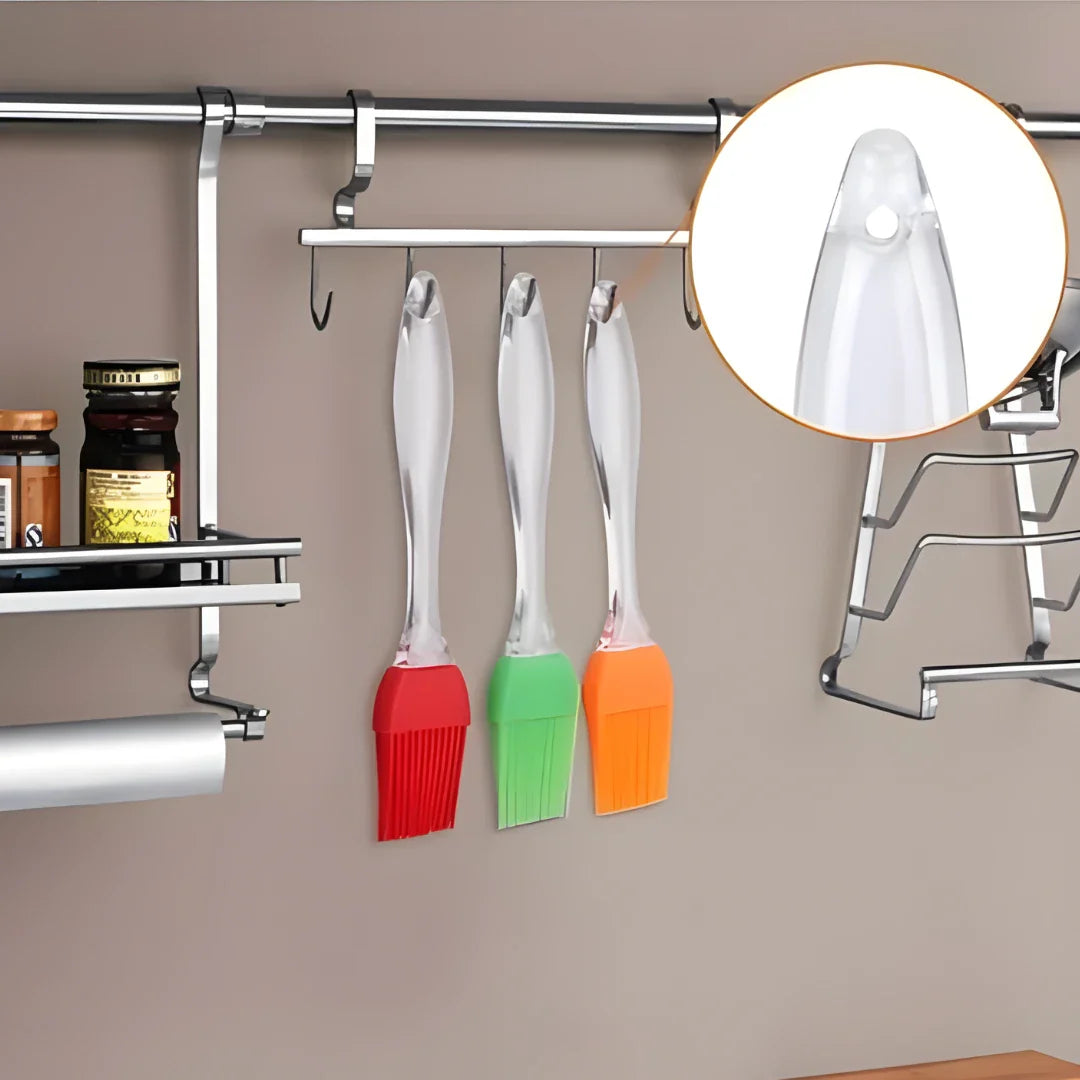 Silicone Kitchen Oil Spatula Brush - Home &