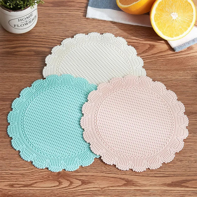 Best silicone round heat resistant mat (2 pc set) - trivets | 2025 | fast shipping