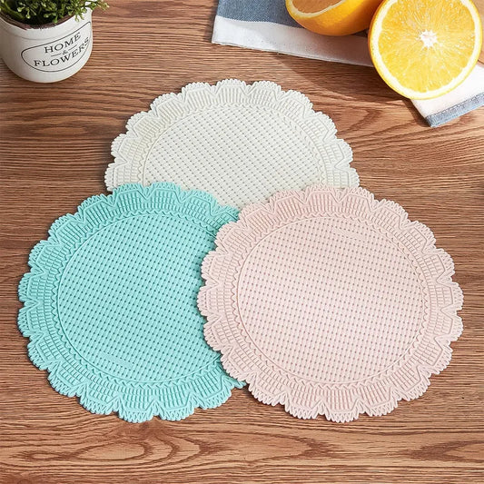 Best silicone round heat resistant mat (2 pc set) - trivets | 2025 | fast shipping