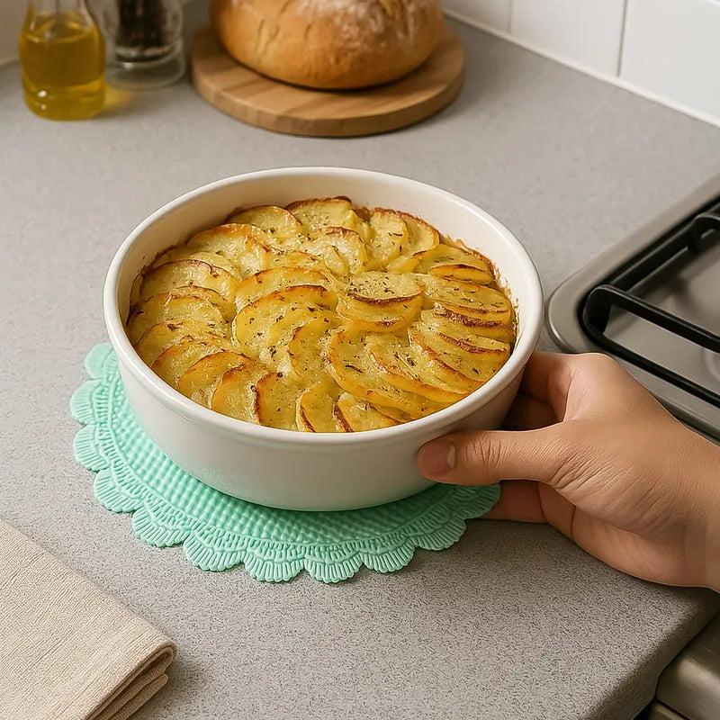 Best silicone round heat resistant mat (2 pc set) - trivets | 2025 | fast shipping