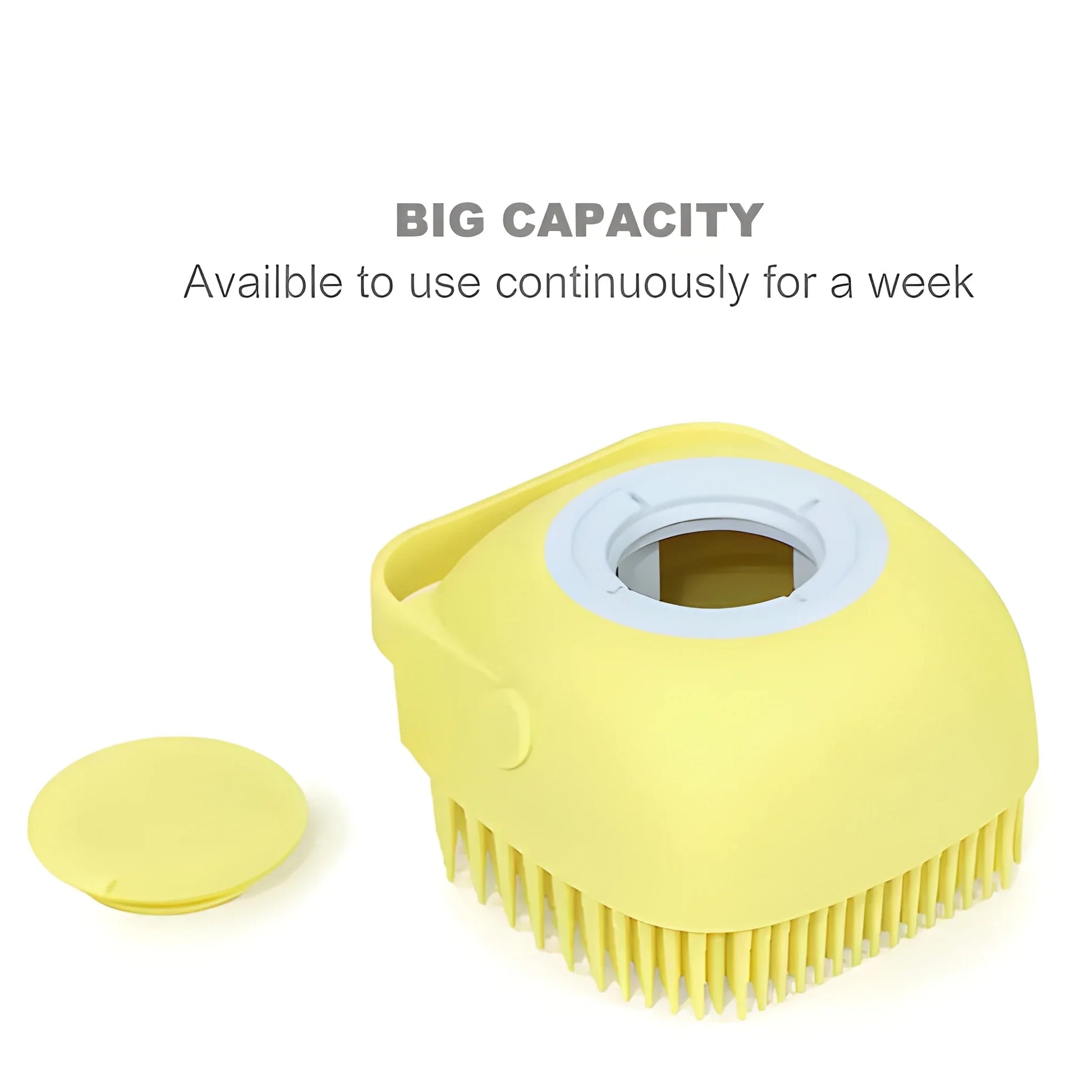 Silicone Soap-Dispensing Bath Brush - Health & Personal Care