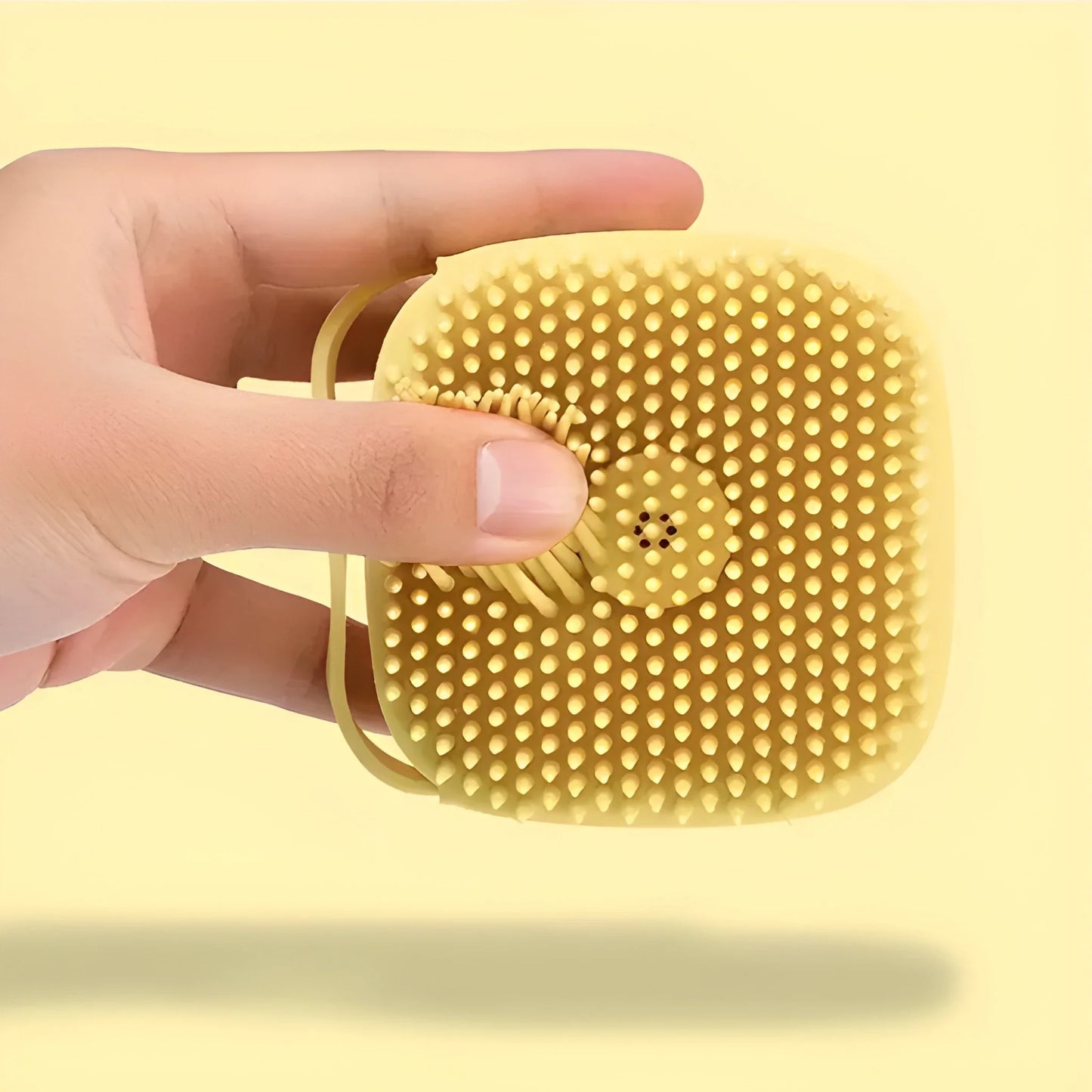 Silicone Soap-Dispensing Bath Brush - Health & Personal Care