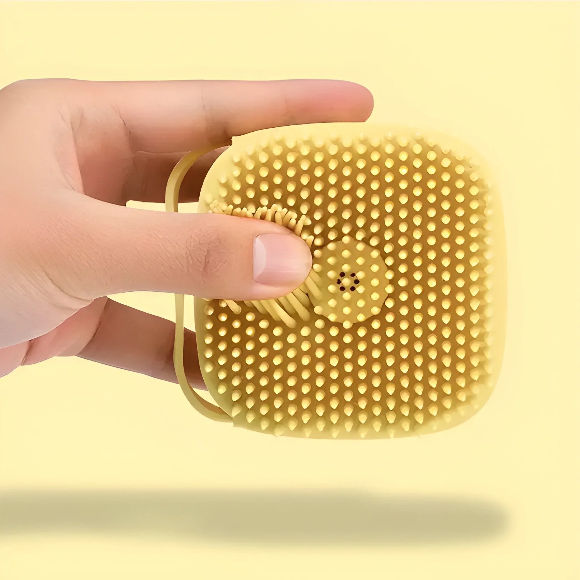 Silicone Soap-Dispensing Bath Brush - Health & Personal Care