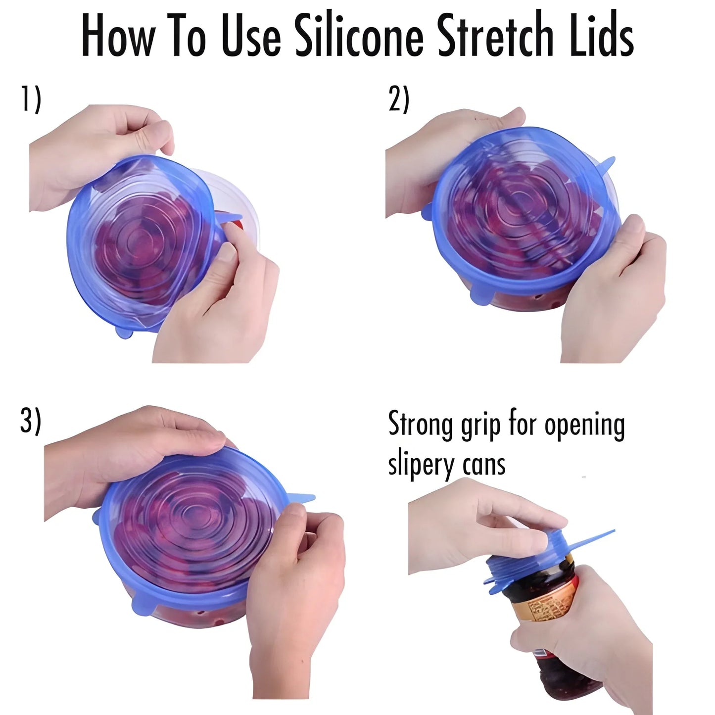 Best silicone stretch lids reuseable - 2025 | fast shipping