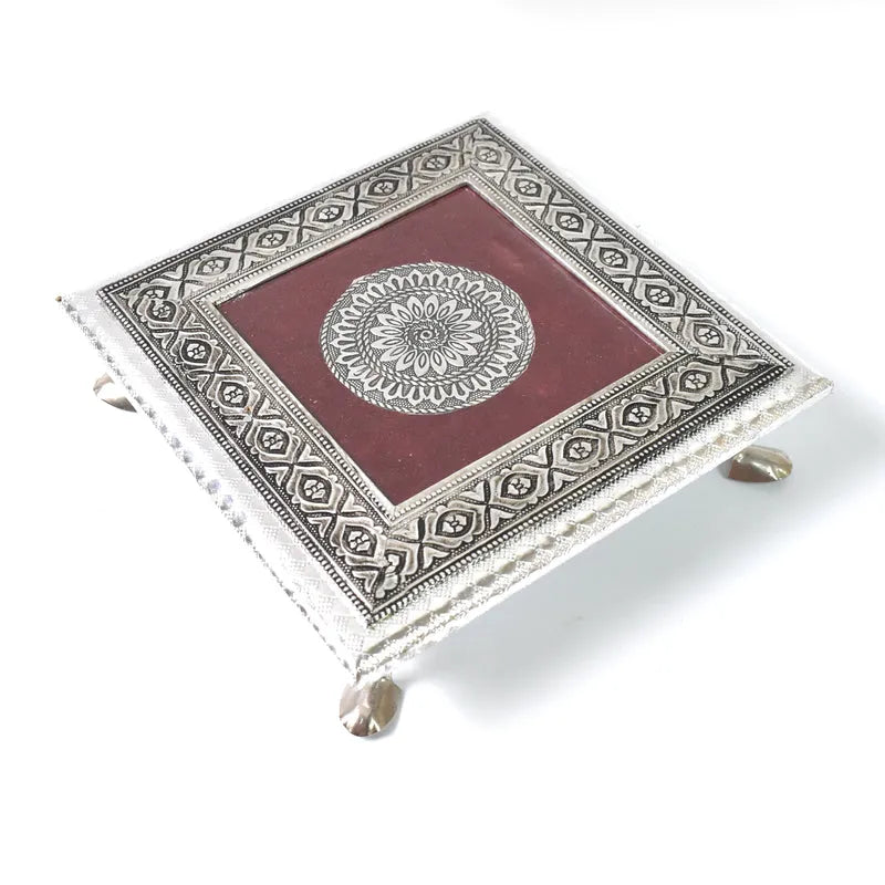 Best silver - square pooja chowki - religious altars | 2025 | fast shipping