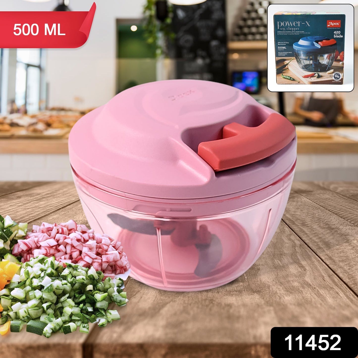 Power-X 500ML Veg Chopper