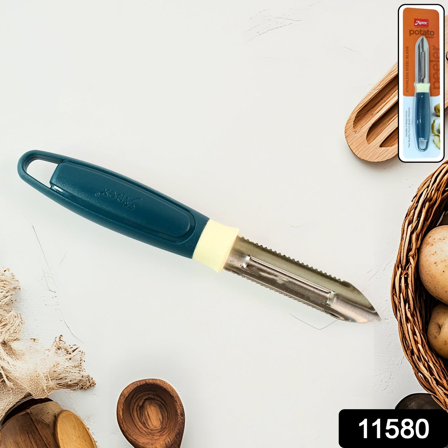 Apex Serrated Potato Peeler – 1 Pc