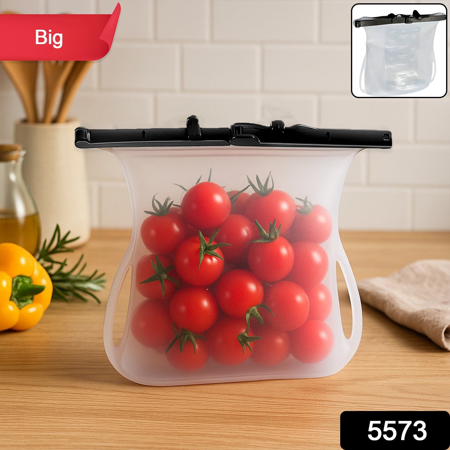 Reusable Silicone Food Storage Bag