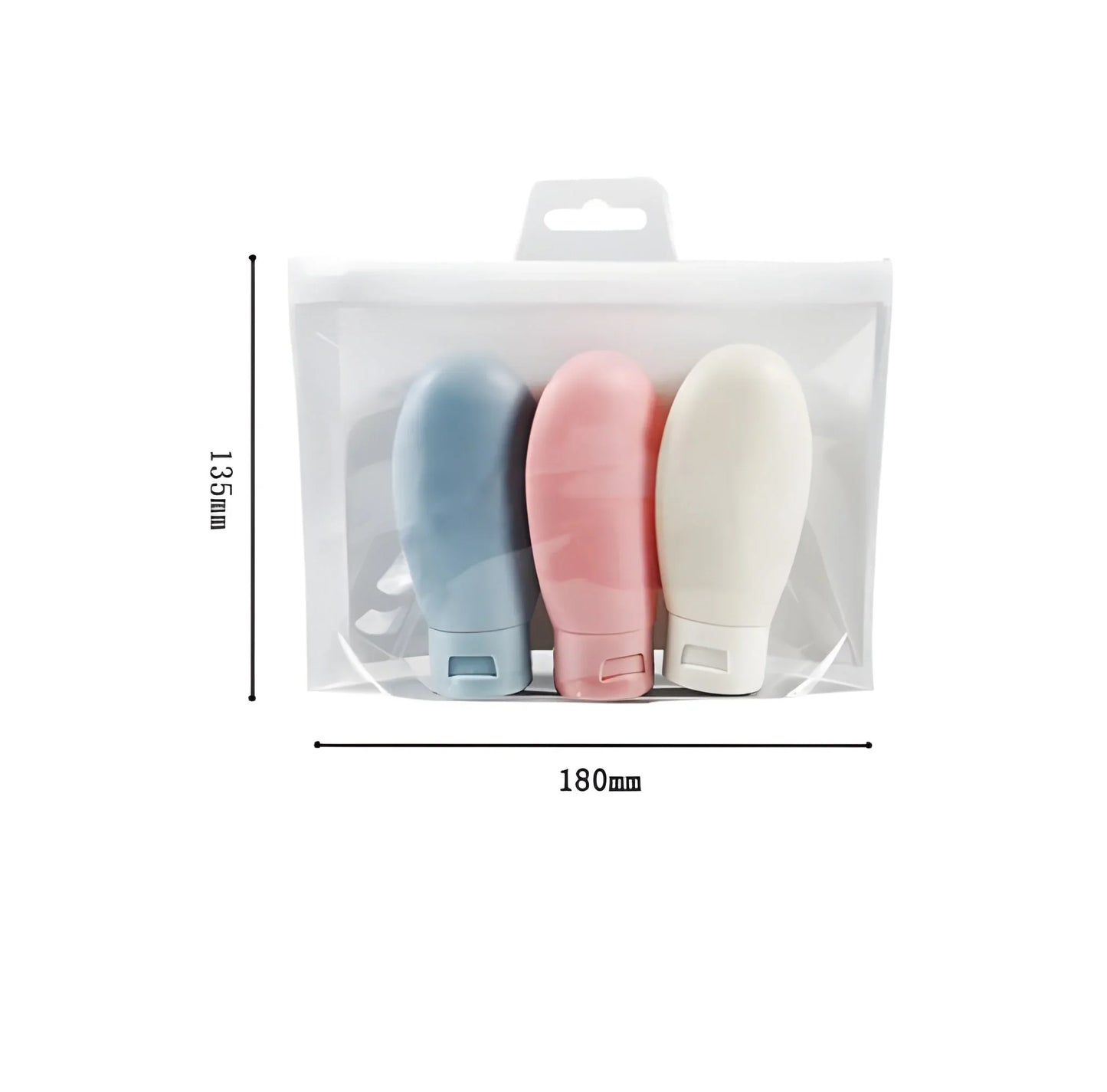 Small Plastic Travel Bottle Set - Home Improvement