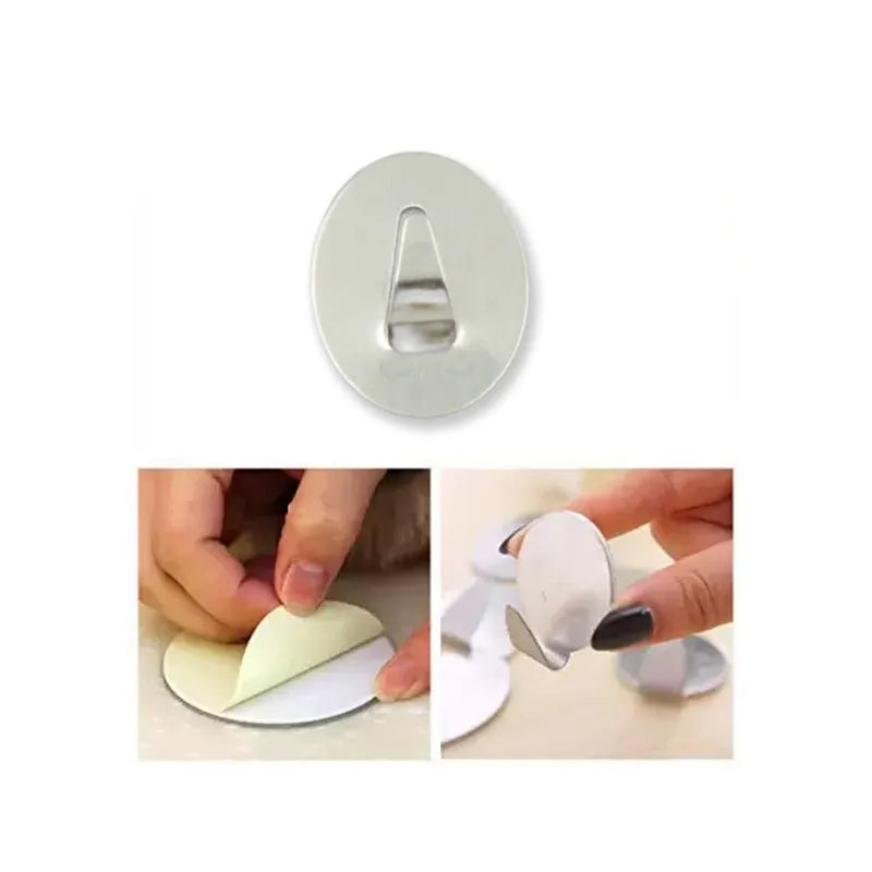 Small Stainless Steel Wall Hook 36 Pc - Home Improvement