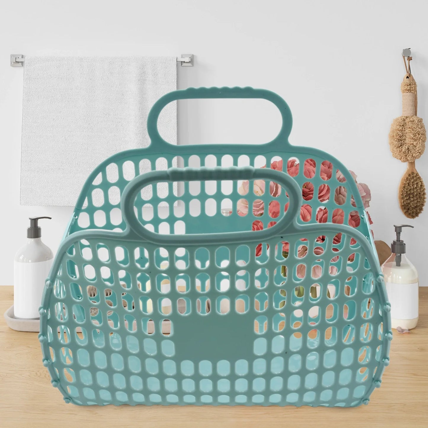 Smiley Foldable Grocery Bag – 1 Pc - Home & Kitchen