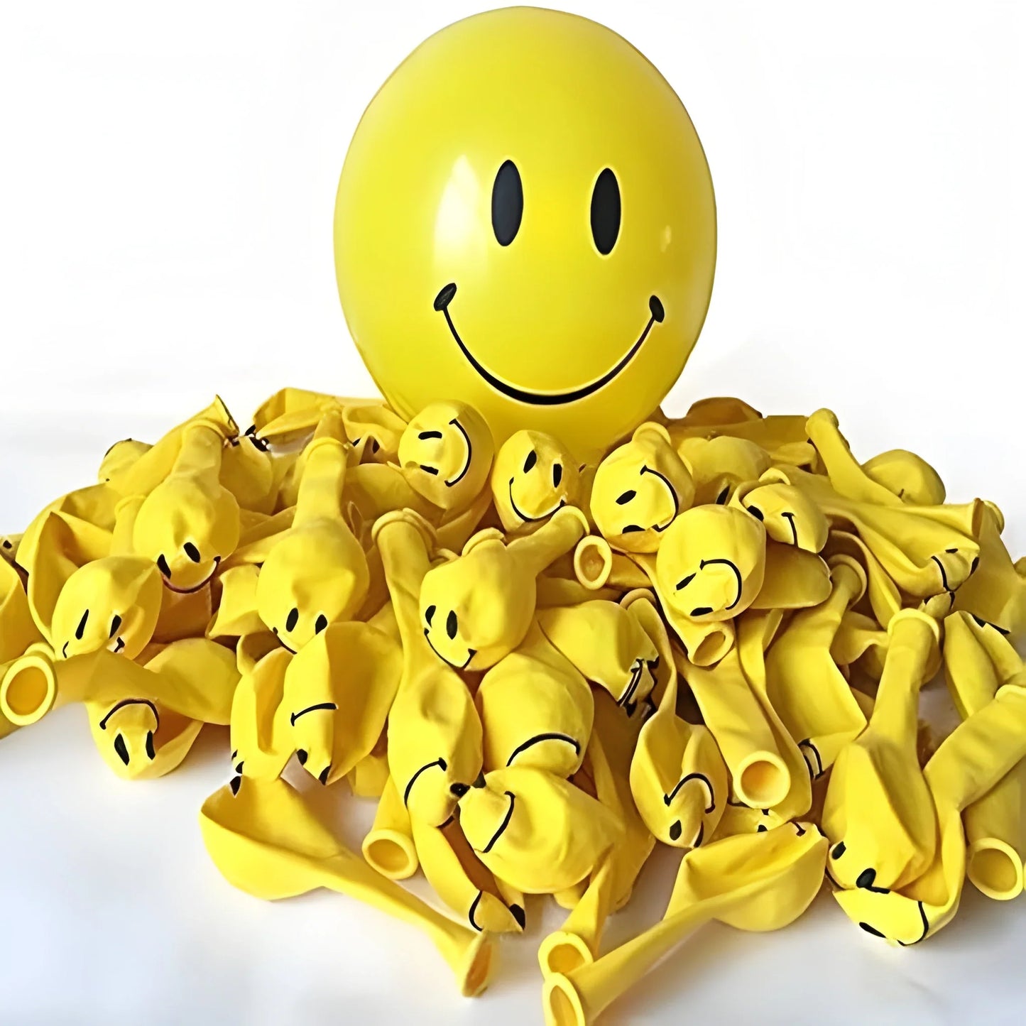Smiley Print Party Balloons - Toys & Games