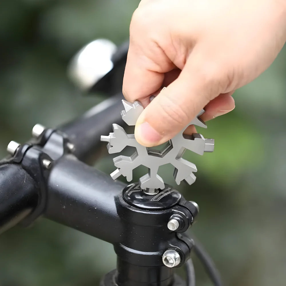 Best snowflake multi-tool keychain - winter sports & activities | 2025 | fast shipping