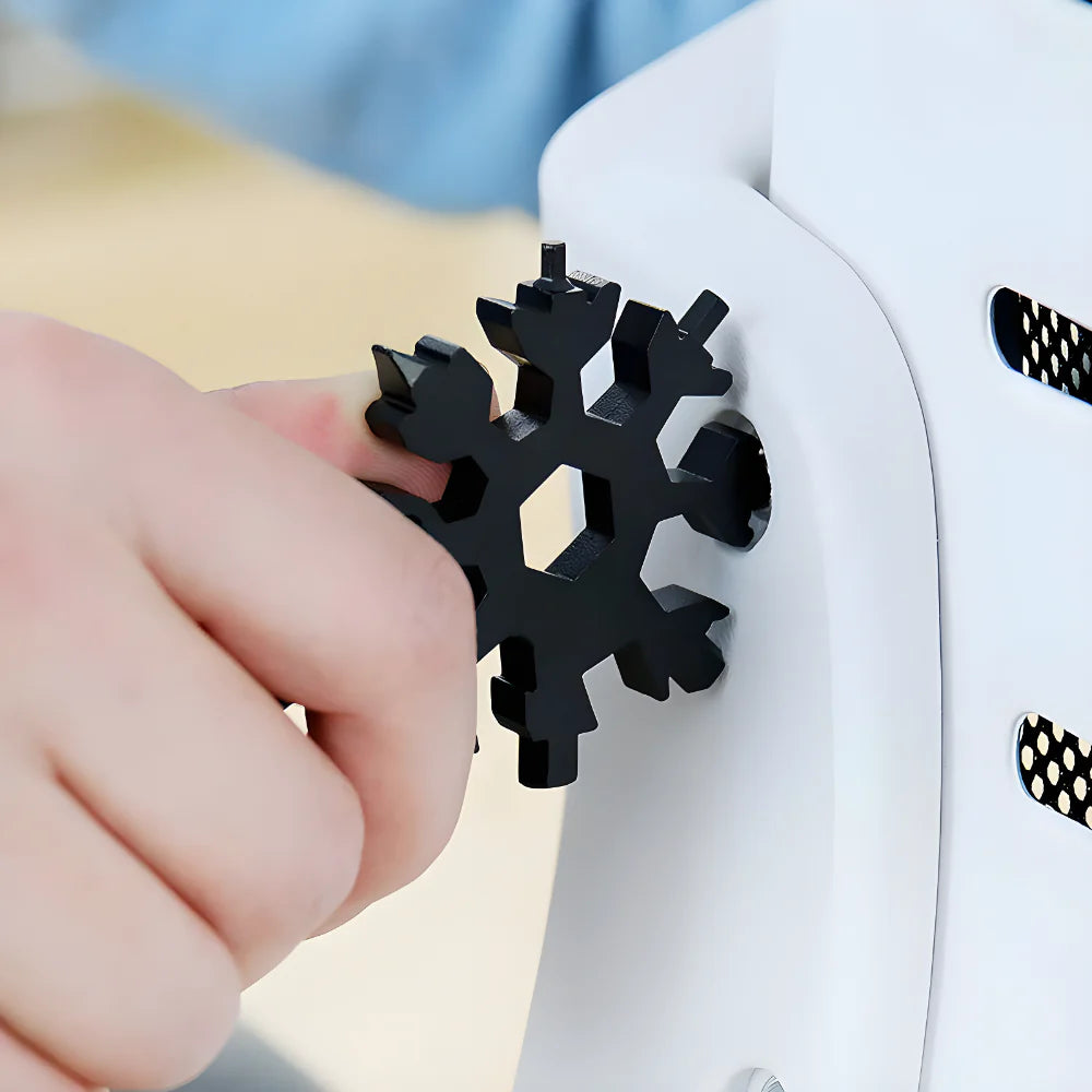 Best snowflake multi-tool keychain - winter sports & activities | 2025 | fast shipping
