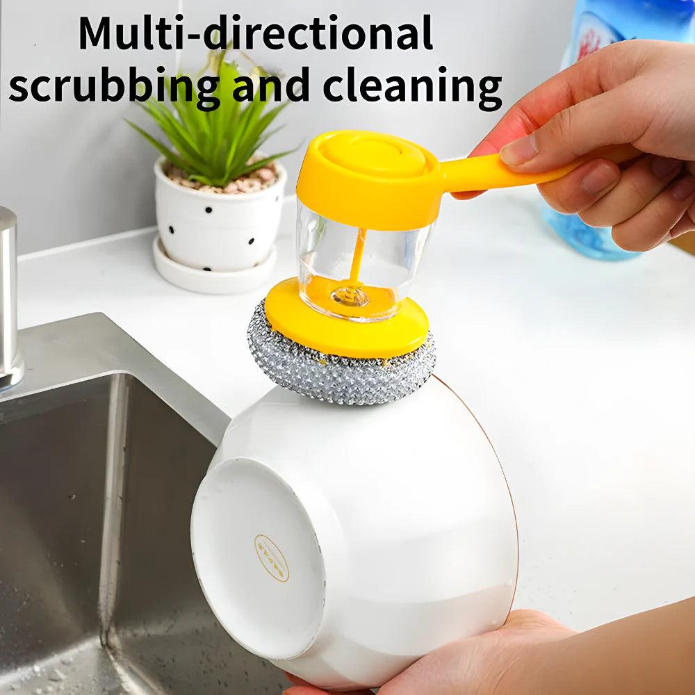 Best soap dispensing scrub brush - household cleaning supplies | 2025 | fast shipping