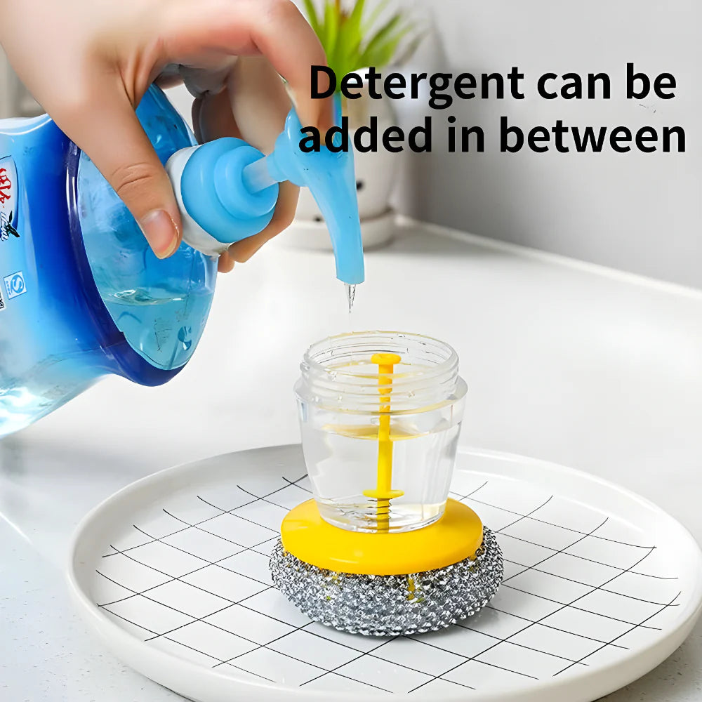 Best soap dispensing scrub brush - household cleaning supplies | 2025 | fast shipping