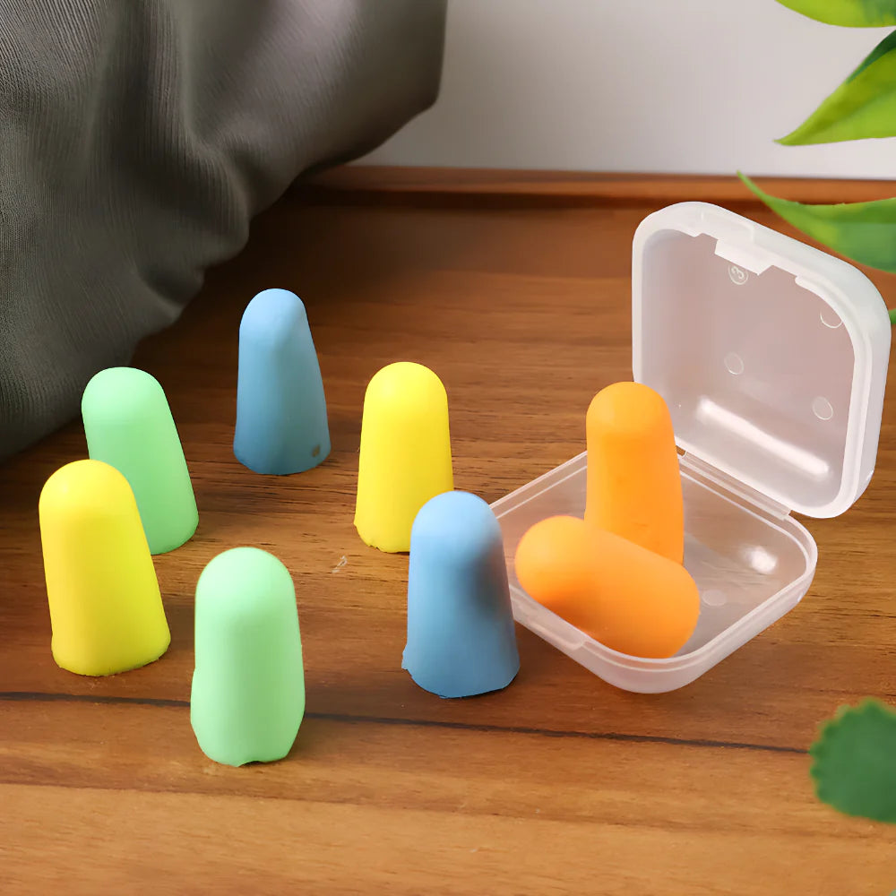Soft Foam Earplugs Set - Health & Personal Care