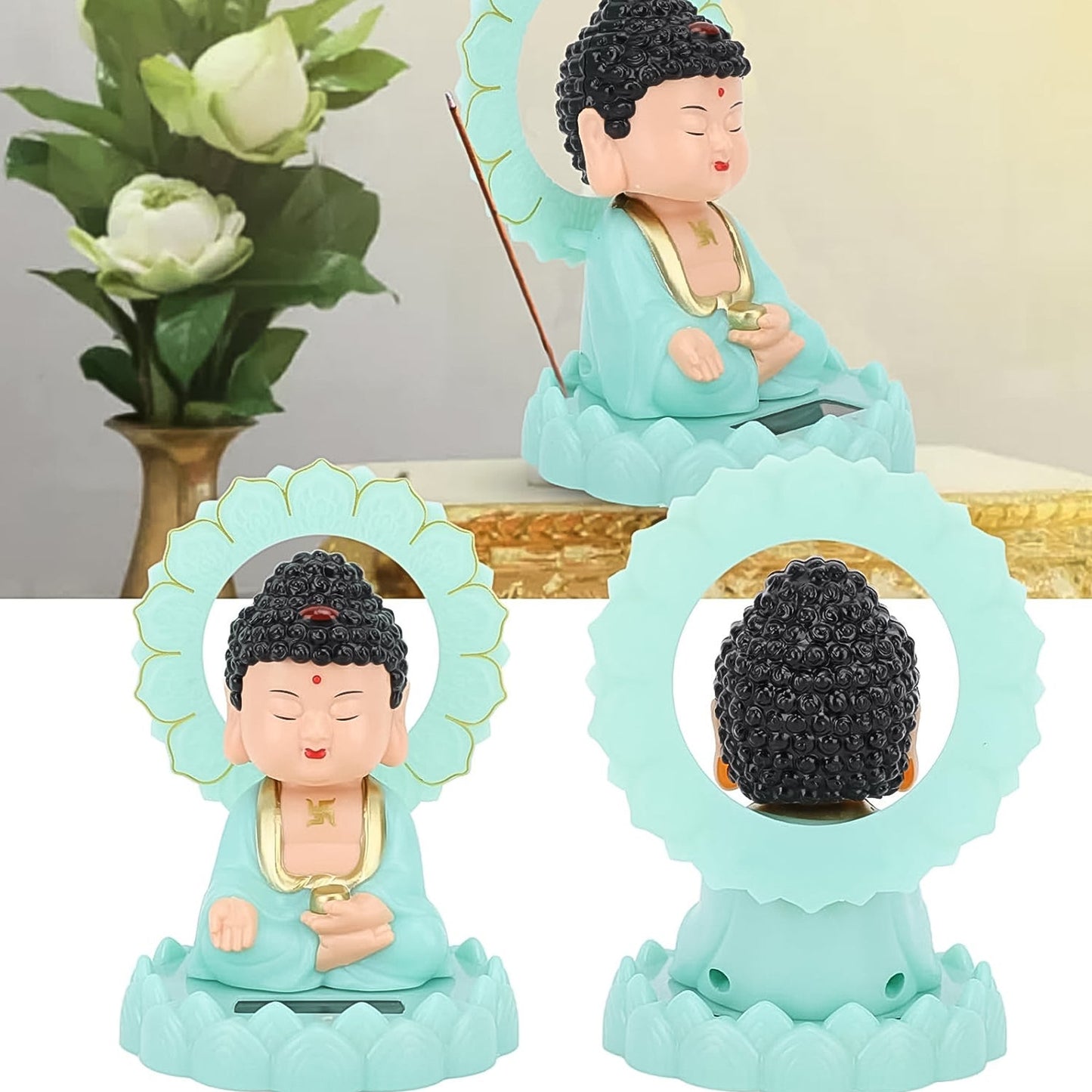 Best solar buddha statue - figurines | 2025 | fast shipping