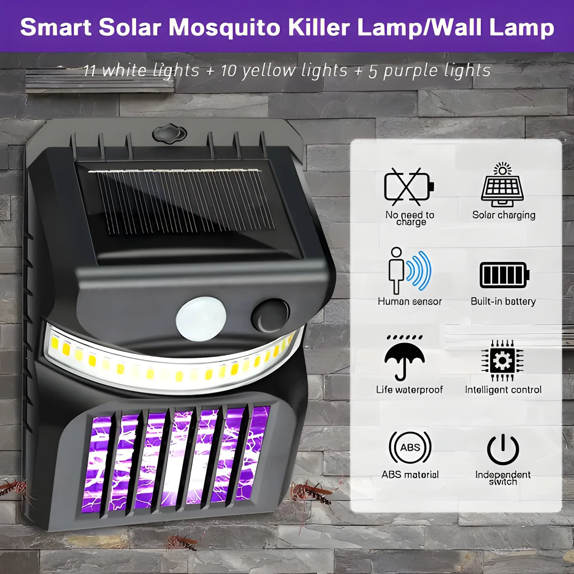 Best solar bug zapper & light - fly swatters | 2025 | fast shipping