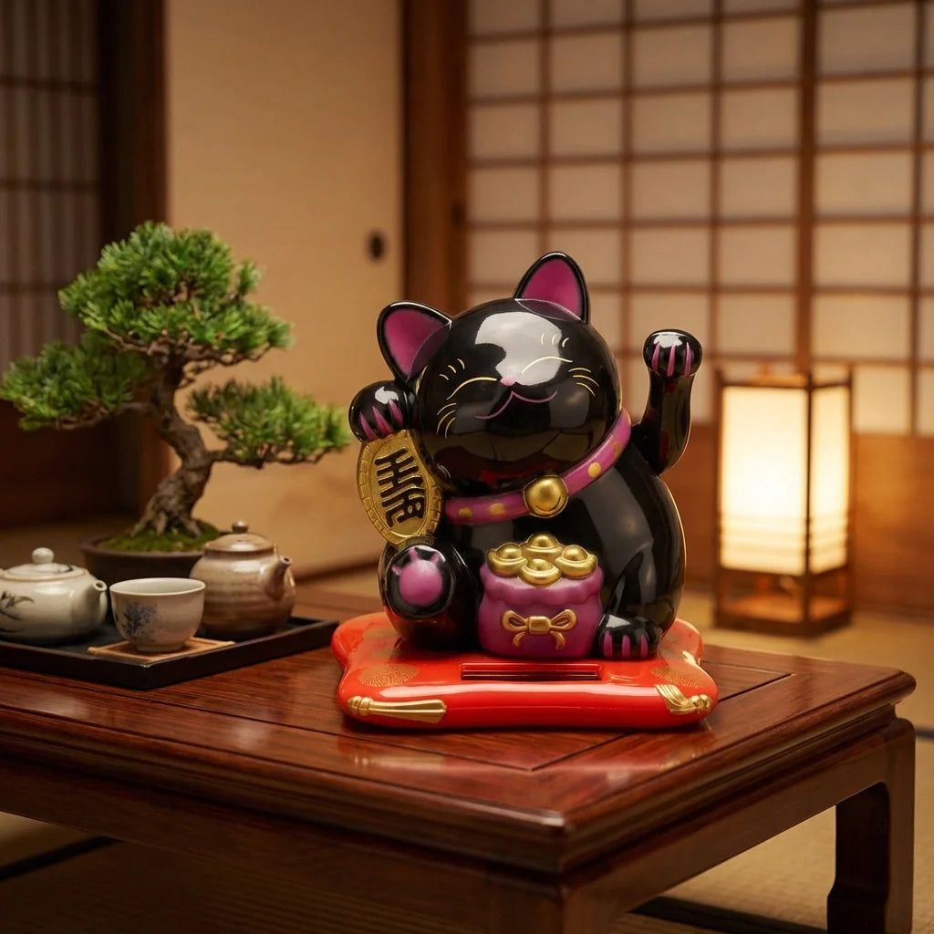 Best solar waving lucky cat - figurines | 2026 | fast shipping