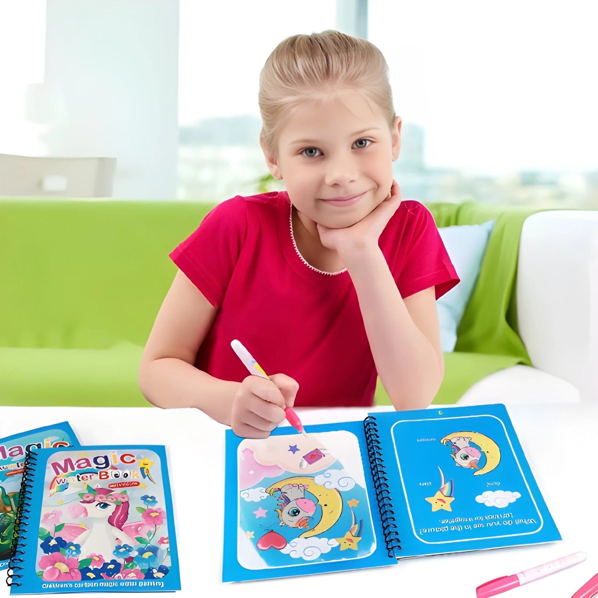 Magic water coloring book