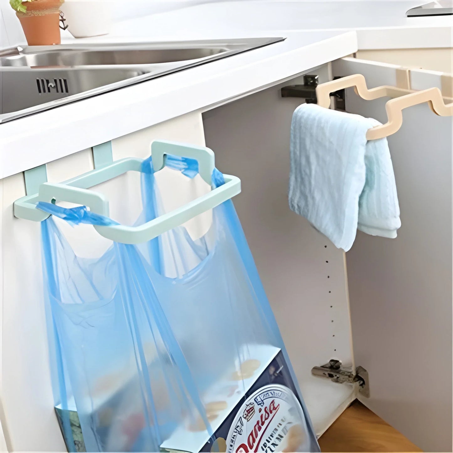 Space-Saving Bag Holder - Home Improvement