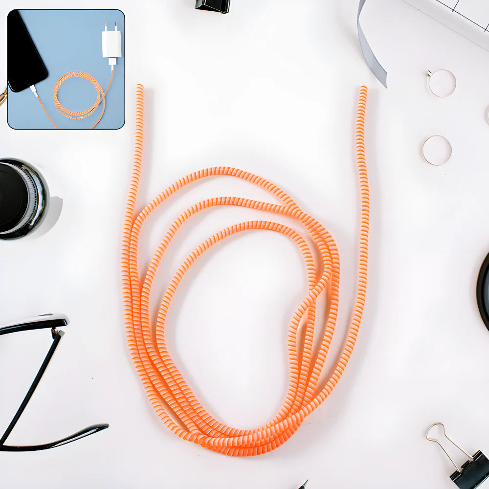Spiral Cable Protector Sleeve - Mobile Accessories