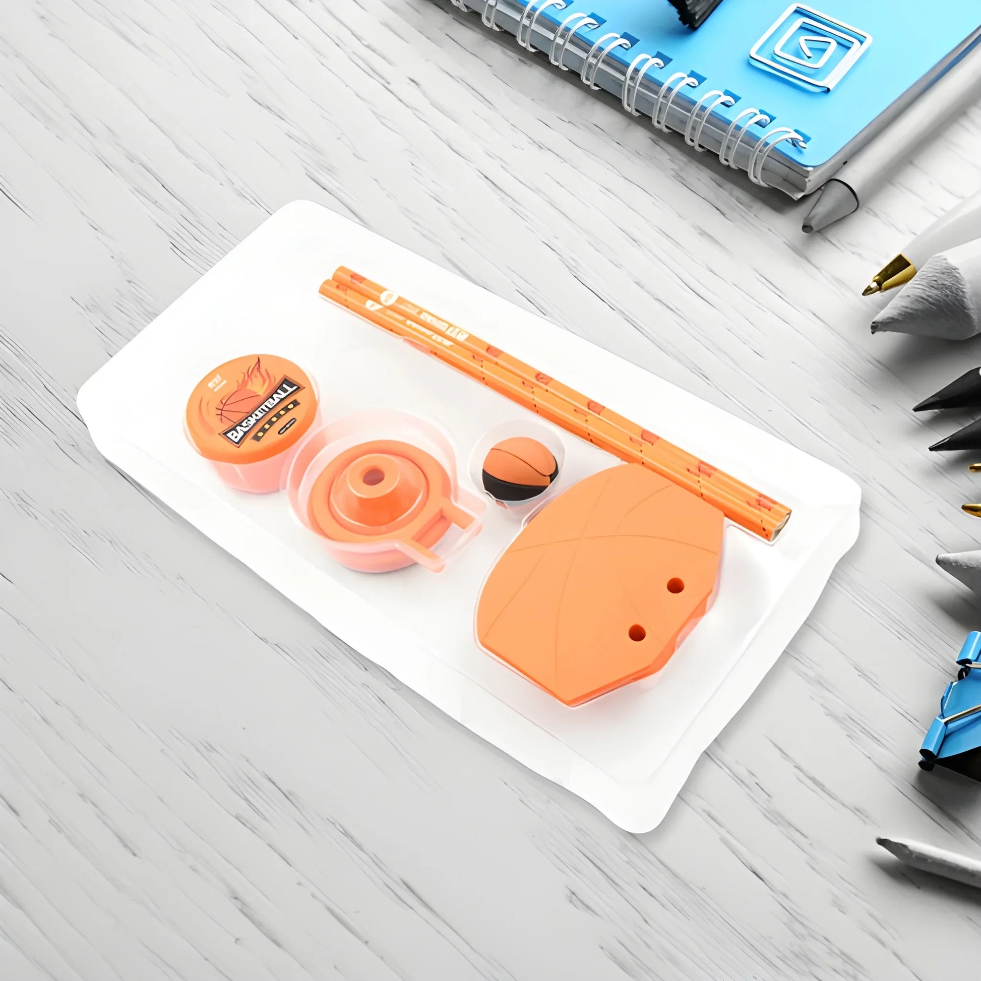 Best sports theme stationery gift set - wooden pencils | 2025 | fast shipping