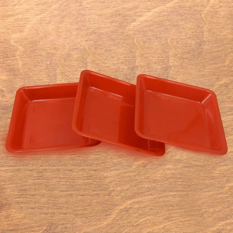Square Plastic Snack Plates - Home & Kitchen