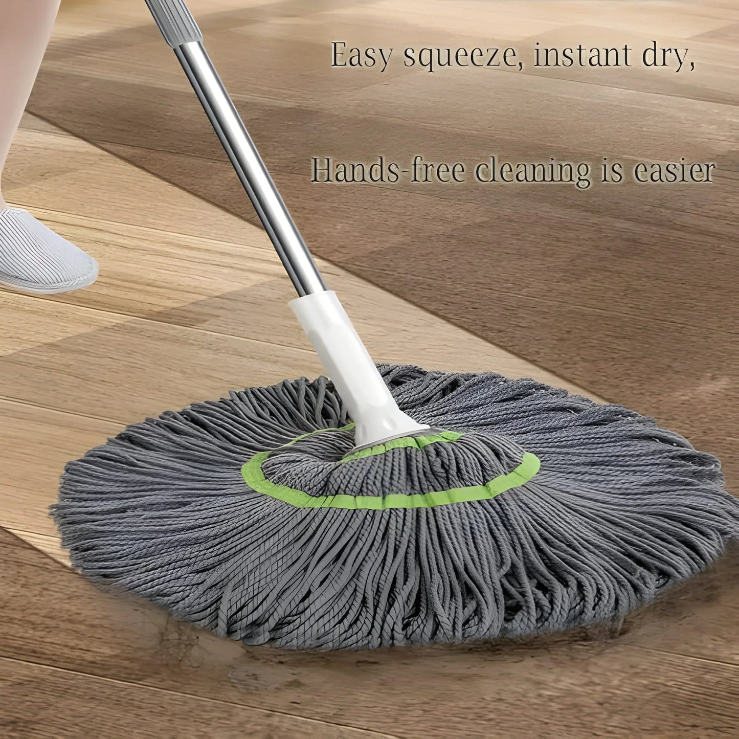Best squeeze twist mop self wringing stainless steel handle - home & garden | 2025 | fast shipping