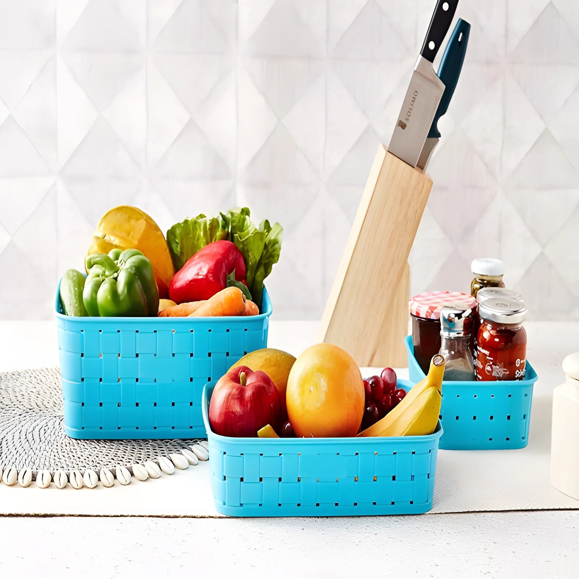 Best stackable kitchen organization baskets - household storage containers | 2025 | fast shipping