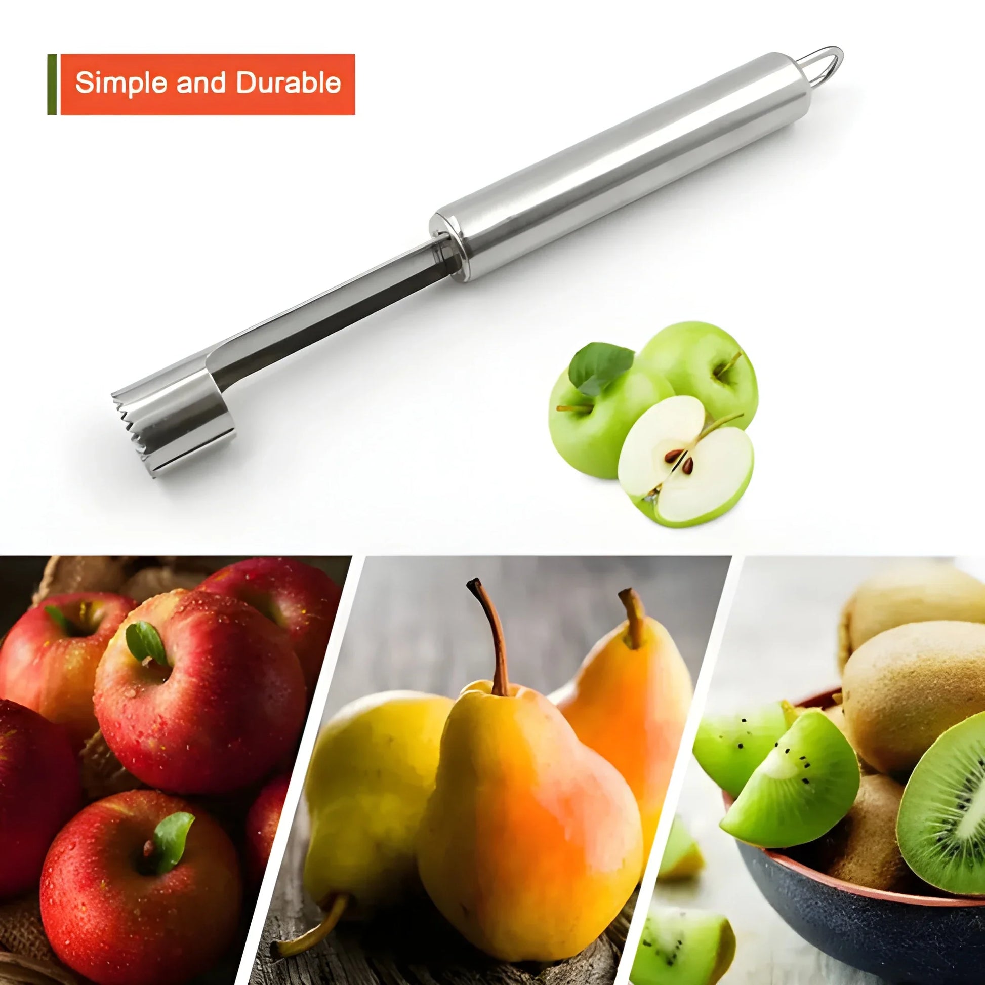 Stainless Steel Fruit Corer - Home & Kitchen