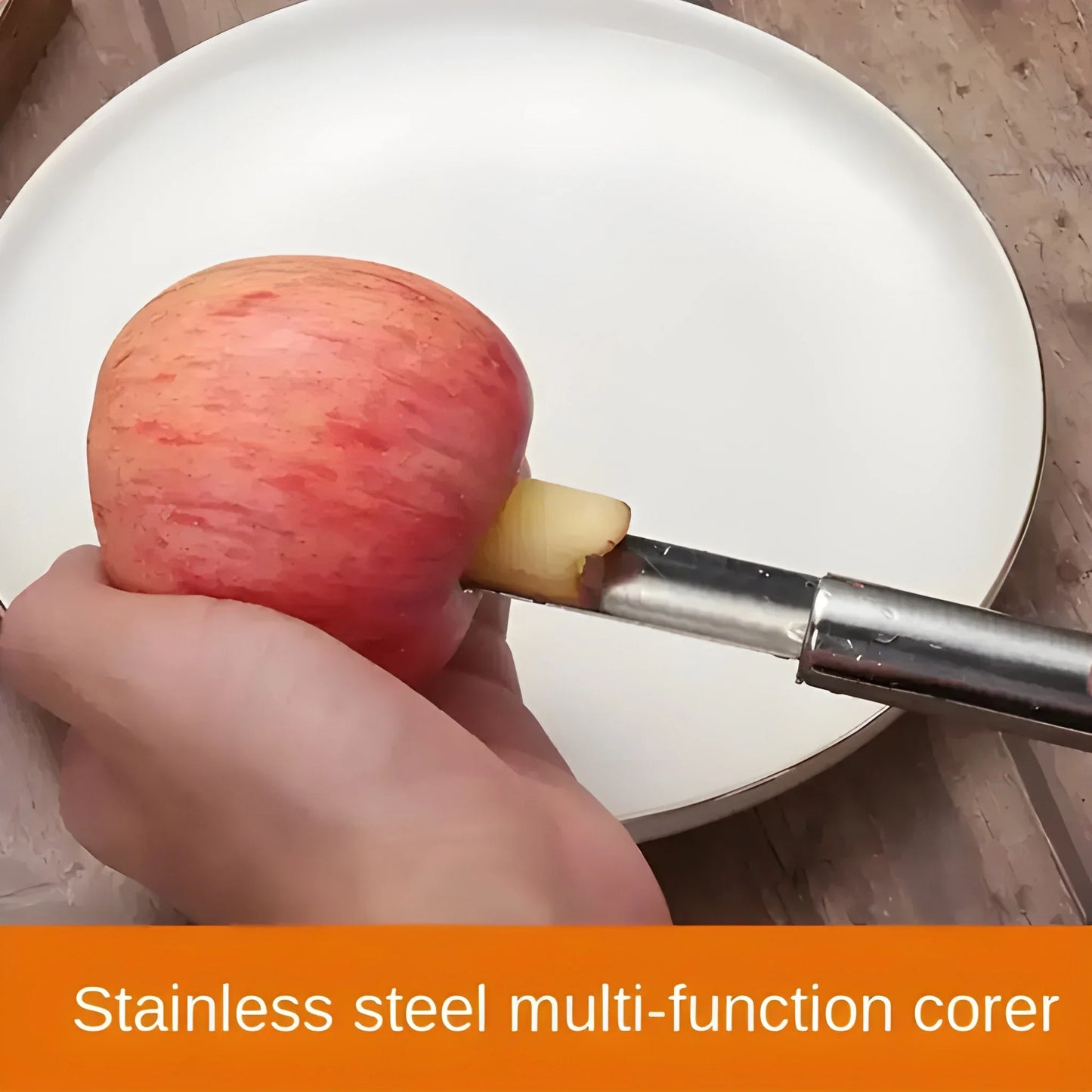 Stainless Steel Fruit Corer - Home & Kitchen