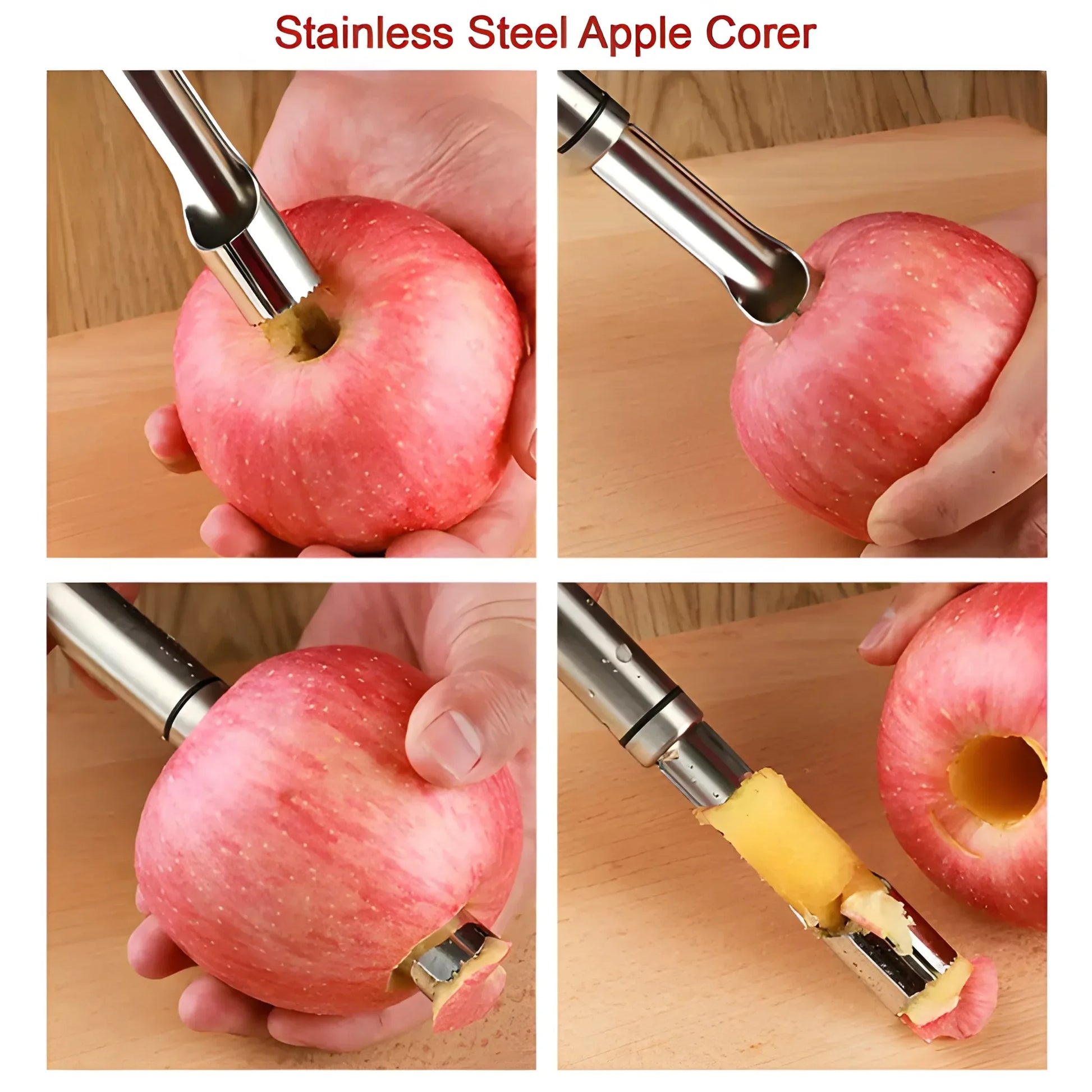 Stainless Steel Fruit Corer - Home & Kitchen