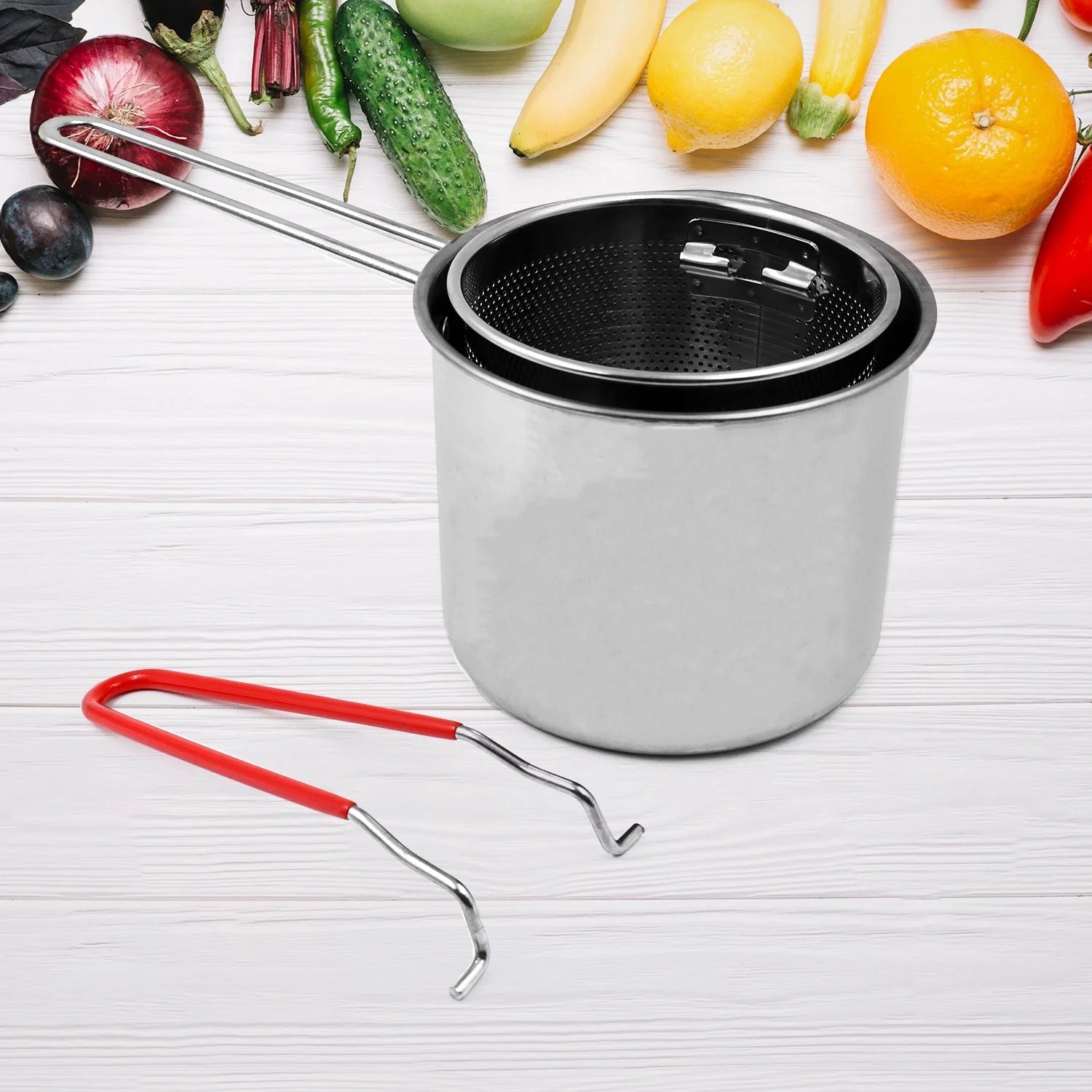 Best stainless steel frying pot (2 pc) - deep fryers | 2025 | fast shipping