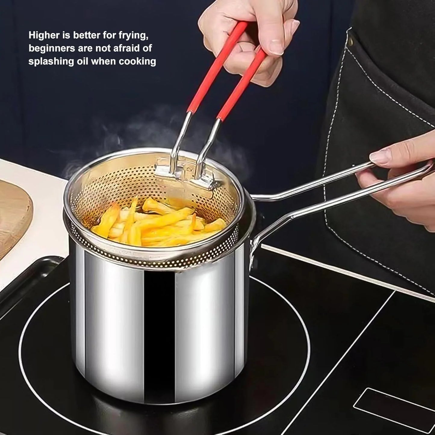 Best stainless steel frying pot (2 pc) - deep fryers | 2025 | fast shipping