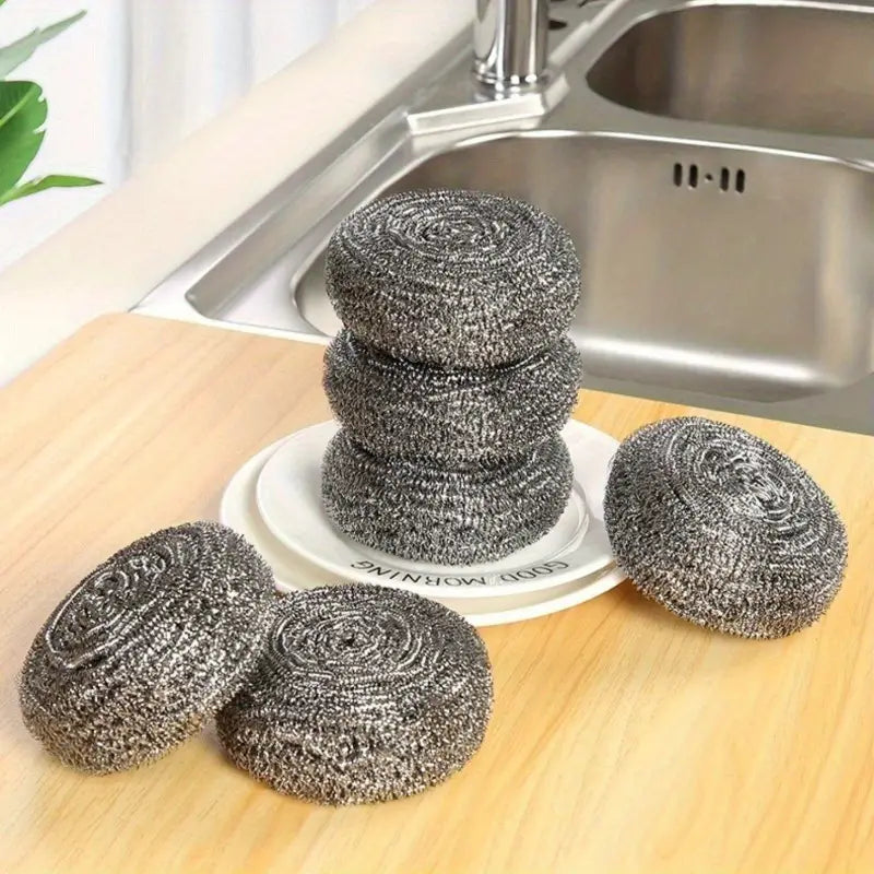 Stainless Steel Kitchen Scrubber (1 Pc) - Tool