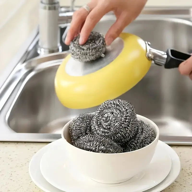 Stainless Steel Kitchen Scrubber (1 Pc) - Tool
