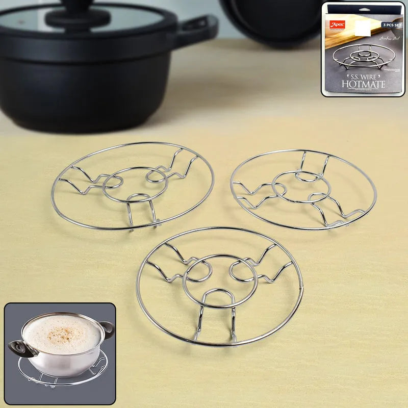 Best stainless steel wire hotmate stand set of 3 - trivets | 2025 | fast shipping